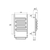 Полотенцесушитель водяной Point PN01156S П5 50x60, хром