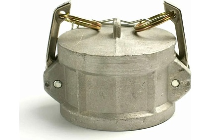 Алюминиевый камлок TITAN LOCK типа DC серия "EcoLine", заглушка для ниппеля 1 1/4", TL125DCAL-EL