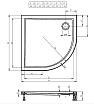 Поддон для душа Riho Davos 281 90x90