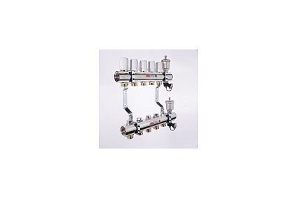 Коллекторная группа в сборе, 1х5 вых. Евроконус 3/4 Valtec VTc.594.EMNX.0605