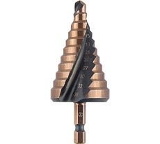 Сверло ступенчатое спиральное по металлу Special (7-36 мм; 11 ступеней; Р6М5) MONOGRAM 101-040