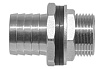 Штуцер врезка для бочки MasterProf 3/4", латунь, гайка в бочку ДС.071634