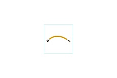 Подводка для газа СТМ ГАЗ сильфонная, 3/4&quot;, гайка-штуцер, 100 см CGHM3410