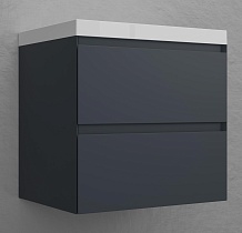 Тумба с раковиной Style Line Манхэттен 60 см графит