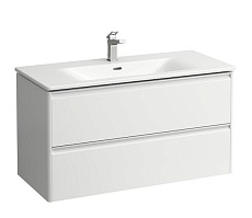 Тумба с раковиной Laufen Palace 100х45х54 см с раковиной Slim, белый глянцевый