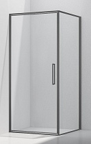 Душевой уголок Vincea Slim 8mm VSR-4SLP9010CLGM 100x90 вороненая сталь, прозрачный