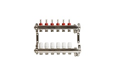 Коллекторная группа VRT 1&quot;х3/4&quot;, евроконус, 6 выходов, c расходомерами 530145