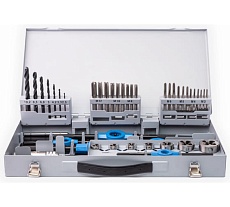 Набор ручных метчиков и плашек GSR M3-M12 DIN 352/223 HSSG 45 предметов 00708080