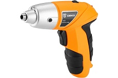 Аккумуляторная отвертка Deko ZKS4, 4В, 0.6 Ач, з/у с набором оснастки 10 шт, 4 Нм 063-4113