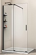 Душевая перегородка Vincea Walk-In VSW-1WSL120CLB 120x200 черный матовый, прозрачное