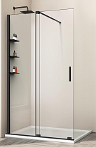 Душевая перегородка Vincea Walk-In VSW-1WSL120CLB 120x200 черный матовый, прозрачное