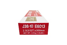Электрод рутиловый J38.10/E6013 2.5 мм, 2.5 кг, аналог OK 46.00 GOLDEN BRIDGE 208
