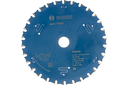 Пильный диск по металлу (160x20 мм; 30 зубьев) Bosch 2608643054