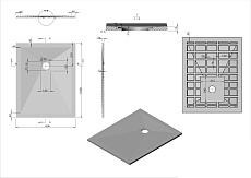 Поддон для душа Vincea VST-4SR8010W 100x80 белый матовый