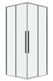 Душевой уголок Grossman Galaxy 300.K33.01.1010.10.00 100x100 прозрачный, хром