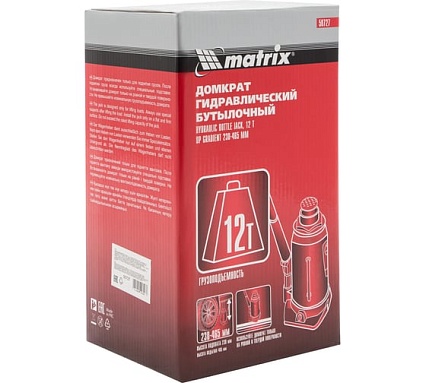 Бутылочный домкрат Matrix MASTER 50727