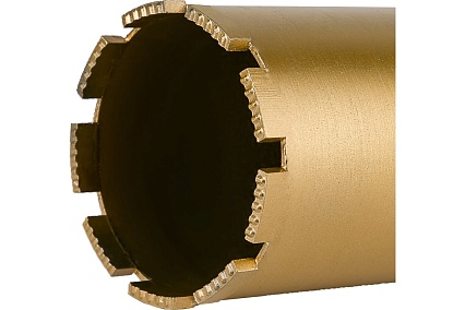 Коронка алмазная по бетону 102/400 мм, 9 сегментов, 1 1/4 GOLDEN DRAGON 102/400.11/4.GD