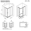 Душевой уголок Am.Pm X-Joy W94G-403-120290-BТ1К 120x90 прозрачный, черный матовый