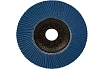 Круг лепестковый торцевой, угловой, цирконат 65% 125х22.2 мм, P-120 ABRAFORM AF-FLAP-CN-125-P120-ZR65