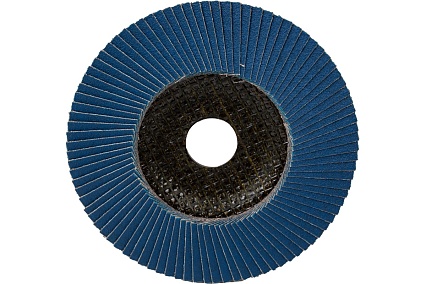 Круг лепестковый торцевой, угловой, цирконат 65% 125х22.2 мм, P-120 ABRAFORM AF-FLAP-CN-125-P120-ZR65