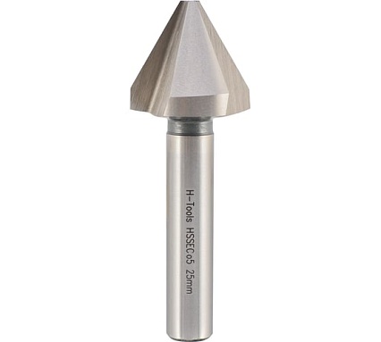 Зенковка H-Tools 60градусов 25.0мм HSSE-Co5 3z DIN334C L-71мм 896250EHT