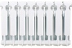 Биметаллический радиатор Primoclima Bimetallic Standart 350x80, 8 секций PCS35080BM08