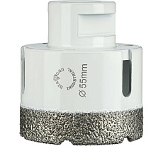 Коронка алмазная по керамограниту 55 мм, M14 на УШМ Diamond Industrial DIDKVP55M14