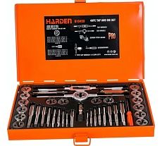 Набор метчиков и плашек Harden профессиональный 40 предметов 610459