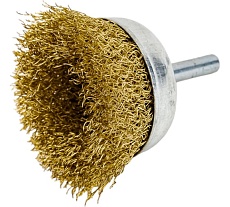 Кордщетка чашеобразная латунная 50 мм, в блистере Rockforce RF-BCR002(29062)