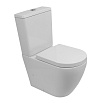 Унитаз-компакт BelBagno Sfera-Tor BB2141CP-TOR/BB2141T безободковый, смыв TORNADO