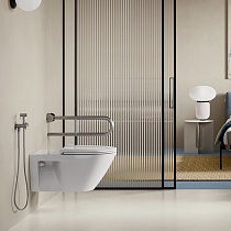 Подвесной унитаз Catalano Comfort 0911700001 безободковый, белый глянец