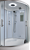 Душевая кабина Timo Standart T-6625SF Silver Fabric 120x120, без г/м, матовые стекла, хром