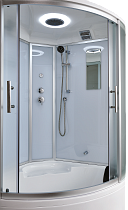 Душевая кабина Timo Standart T-6625SF Silver Fabric 120x120, без г/м, матовые стекла, хром