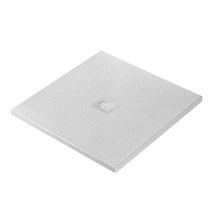Поддон для душа BelBagno TRAY-MR-UNO-A-80-35-W-BO 80x80 белый, накладка белый