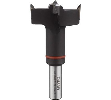 Сверло присадочное чашечное левое 35x68 мм, L70. хвостовик 10x26 мм Dimar 2031497