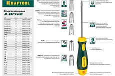 Отвертка Kraftool Х-Drive SL 2.5x60 250071-2.5-060