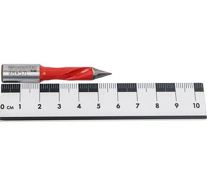 Сверло сквозное 8x25x57 мм, S10x27 мм, L Woodtec ИН 359088