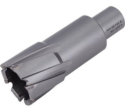 Сверло корончатое HM по металлу (33х50/88 мм; Weldon 19) D.BOR CD-HM-050-033-W