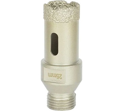 Коронка алмазная, вакуумное спекание (25х40 мм; 1/2"; М14) TECH-NICK TUK 136.600.7018