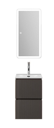 Мебель для ванной BelBagno Uno-Mini 40 см Темно-серый матовый