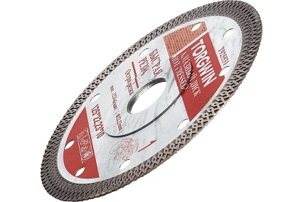 Диск алмазный ультратонкий TURBO Х-тип HOT PRESS 125x1.2x10x22.2 мм TORGWIN T925531