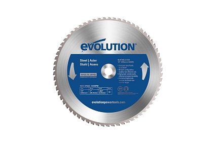 Диск (355х25.4х2,4 мм; 66 зубьев) по стали Evolution 66TBLADE