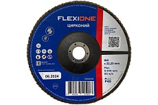 Круг лепестковый конический Цирконий Flexione 180x22 мм, Р40 10000258