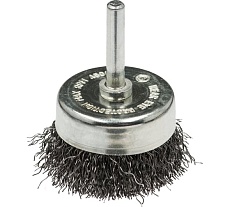 Щетка чашечная с гофрированной проволокой Мастер 102 (15 шт; 50 мм; хвостовик 6х30 мм) Профоснастка 20201002