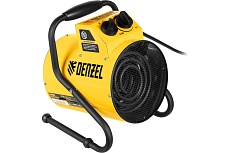 Тепловая пушка Denzel SFH-5000, 230 В, 260 м3/ч, 3 режима, вентилятор, 3000/4500 Вт 96438