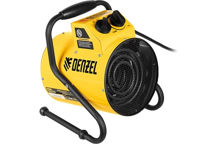 Тепловая пушка Denzel SFH-5000, 230 В, 260 м3/ч, 3 режима, вентилятор, 3000/4500 Вт 96438