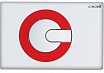 Кнопка смыва Creavit Power GP5001.01 белый/красный