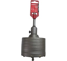 Коронка по кирпичу с твердосплавными напайками (90 мм; M22х110 мм; SDS-plus) Спец СПЕЦ-0620011