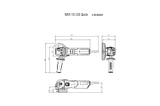 Угловая шлифмашина Metabo WEV 10-125 Quick 600388950