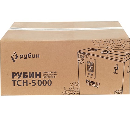 Стабилизатор напряжения однофазный Рубин ТСН 5 000 (5000ВА) РЭ-ТСН 5000